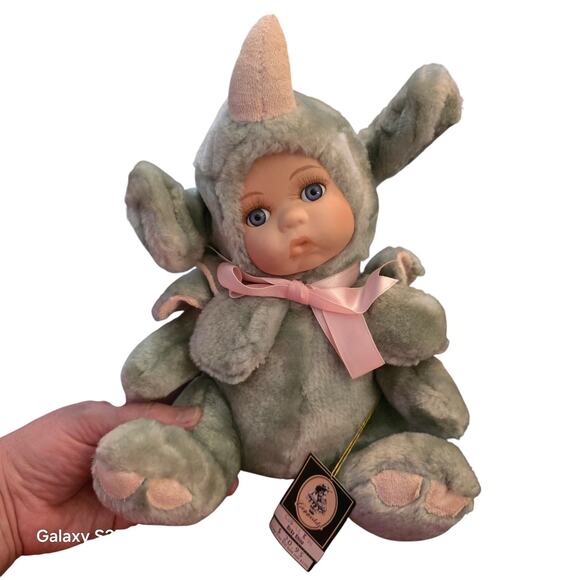 PLEASE READ!!! Geppeddo Cuddle Kids Ricky Rhino WITH CALL-OUT - Picture 1 of 7